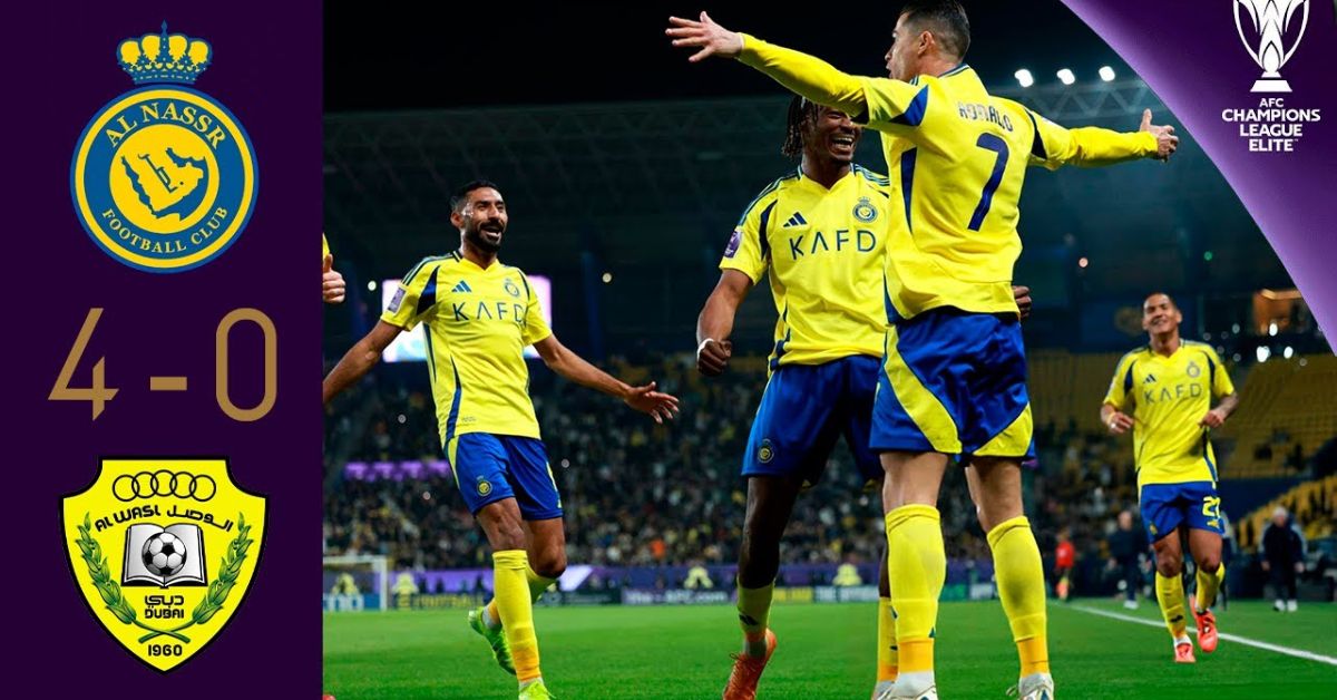 Al Nassr Crushes Al Wasl 4-0 in AFC Champions League